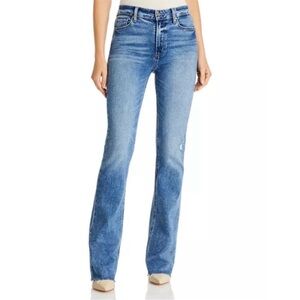 Paige hi rise, Laurel Canyon, straight leg jeans